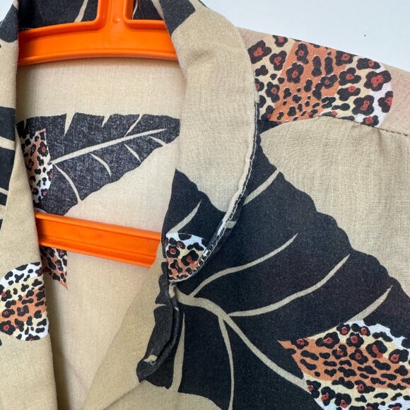 Vintage Palms Floral Cotton Button Down Shirt - Picture 6 of 6